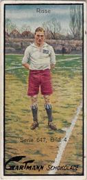 1926 Gartmann Chocolate (Series 647) North German Football Players #4 Walter Risse Front