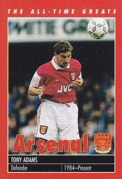 1998-99 Carlton Books Arsenal The All-Time Greats #NNO Tony Adams Front