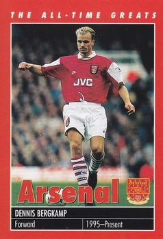 1998-99 Carlton Books Arsenal The All-Time Greats #NNO Dennis Bergkamp Front