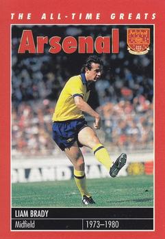 1998-99 Carlton Books Arsenal The All-Time Greats #NNO Liam Brady Front