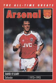 1998-99 Carlton Books Arsenal The All-Time Greats #NNO David O'Leary Front