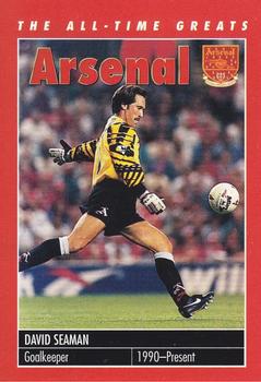 1998-99 Carlton Books Arsenal The All-Time Greats #NNO David Seaman Front
