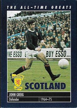 1997-98 Carlton Books Scotland The All-Time Greats #NNO John Greig Front
