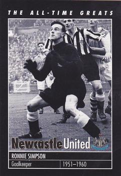 1998 Carlton Books Newcastle United The All-Time Greats #NNO Ronnie Simpson Front