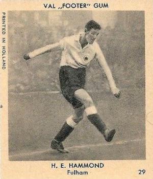 1939 Klene Val Footer Gum #29 Jim Hammond Front