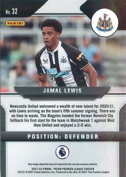 2021-22 Panini Prizm Premier League #32 Jamal Lewis Back