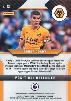 2021-22 Panini Prizm Premier League #48 Conor Coady Back