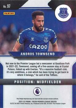 2021-22 Panini Prizm Premier League #97 Andros Townsend Back