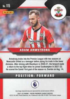 2021-22 Panini Prizm Premier League #115 Adam Armstrong Back