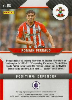 2021-22 Panini Prizm Premier League #118 Romain Perraud Back