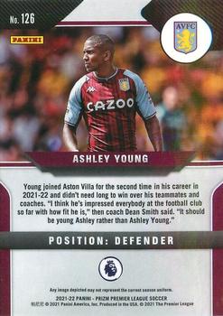 2021-22 Panini Prizm Premier League #126 Ashley Young Back