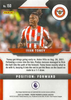 2021-22 Panini Prizm Premier League #150 Ivan Toney Back