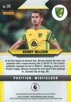 2021-22 Panini Prizm Premier League #174 Kenny McLean Back
