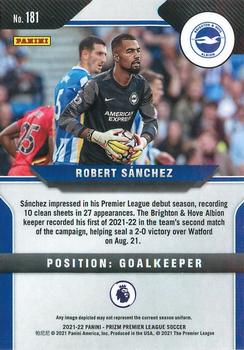 2021-22 Panini Prizm Premier League #181 Robert Sanchez Back