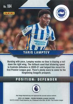 2021-22 Panini Prizm Premier League #184 Tariq Lamptey Back
