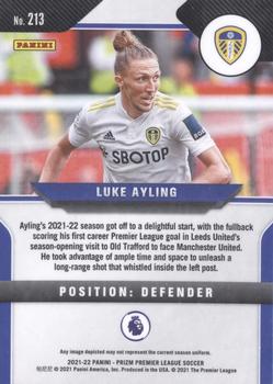 2021-22 Panini Prizm Premier League #213 Luke Ayling Back