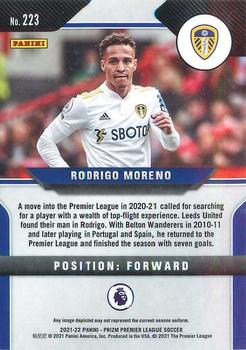 2021-22 Panini Prizm Premier League #223 Rodrigo Moreno Back