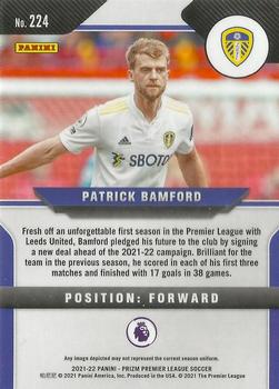 2021-22 Panini Prizm Premier League #224 Patrick Bamford Back