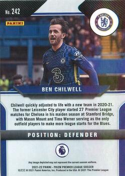 2021-22 Panini Prizm Premier League #242 Ben Chilwell Back