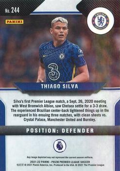 2021-22 Panini Prizm Premier League #244 Thiago Silva Back