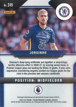 2021-22 Panini Prizm Premier League #249 Jorginho Back