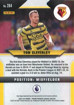 2021-22 Panini Prizm Premier League #264 Tom Cleverley Back