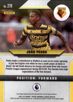 2021-22 Panini Prizm Premier League #270 Joao Pedro Back