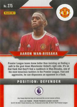 2021-22 Panini Prizm Premier League #275 Aaron Wan-Bissaka Back