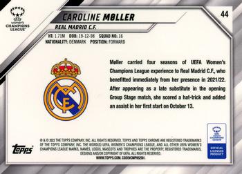 2021-22 Topps Chrome UEFA Women's Champions League #44 Caroline Møller Back