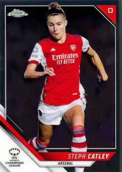 2021-22 Topps Chrome UEFA Women's Champions League #67 Steph Catley Front