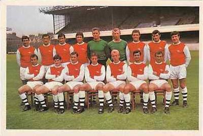 1969-70 Scotties Famous Football Teams #NNO Arsenal Front