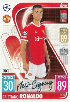 2021-22 Topps Match Attax Champions & Europa League - New Signing #NS12 Cristiano Ronaldo Front
