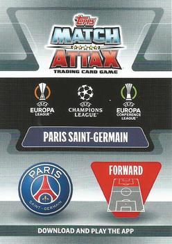 2021-22 Topps Match Attax Champions & Europa League - Hat-Trick Hero Limited Edition Update #LE U1 Lionel Messi Back