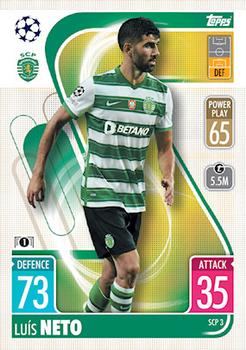 2021-22 Topps Match Attax Champions & Europa League - Spain & Portugal Update #SCP3 Luis Neto Front