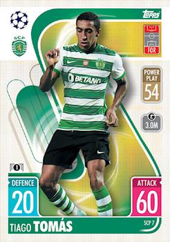 2021-22 Topps Match Attax Champions & Europa League - Spain & Portugal Update #SCP7 Tiago Tomas Front