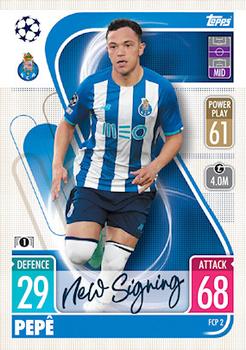 2021-22 Topps Match Attax Champions & Europa League - Spain & Portugal Update #FCP2 Pepe Front