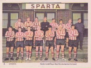 1969-70 Monty Gum International Football Teams #2 Sparta Rotterdam Front