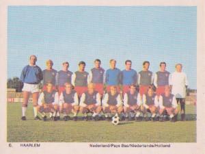 1969-70 Monty Gum International Football Teams #6 Haarlem Front