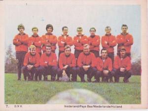 1969-70 Monty Gum International Football Teams #7 SVV Front