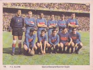 1969-70 Monty Gum International Football Teams #19 FC Elche Front