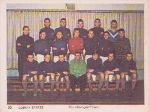 1969-70 Monty Gum International Football Teams #22 Gornik Zabrze Front