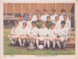 1969-70 Monty Gum International Football Teams #32 Leeds United Front