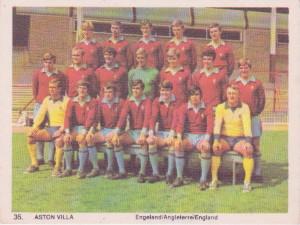 1969-70 Monty Gum International Football Teams #35 Aston Villa Front
