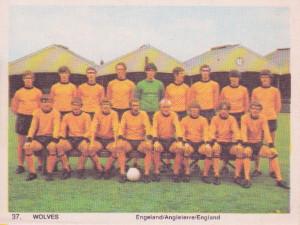 1969-70 Monty Gum International Football Teams #37 Wolverhampton Wanderers Front