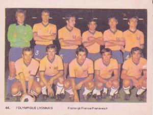 1969-70 Monty Gum International Football Teams #44 L'Olympique Lyonnais Front