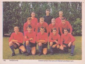 1969-70 Monty Gum International Football Teams #46 Hvidovre Front