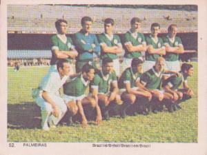 1969-70 Monty Gum International Football Teams #52 Palmeiras Front