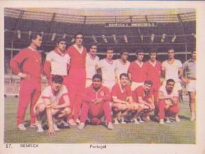 1969-70 Monty Gum International Football Teams #57 Benfica Front