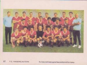 1969-70 Monty Gum International Football Teams #67 Kaiserslautern Front