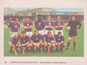 1969-70 Monty Gum International Football Teams #70 Anderlecht Front
